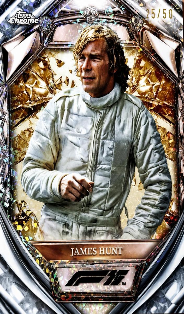 2025 James Hunt [Gold Mini-Diamond Refractor] #D75-44