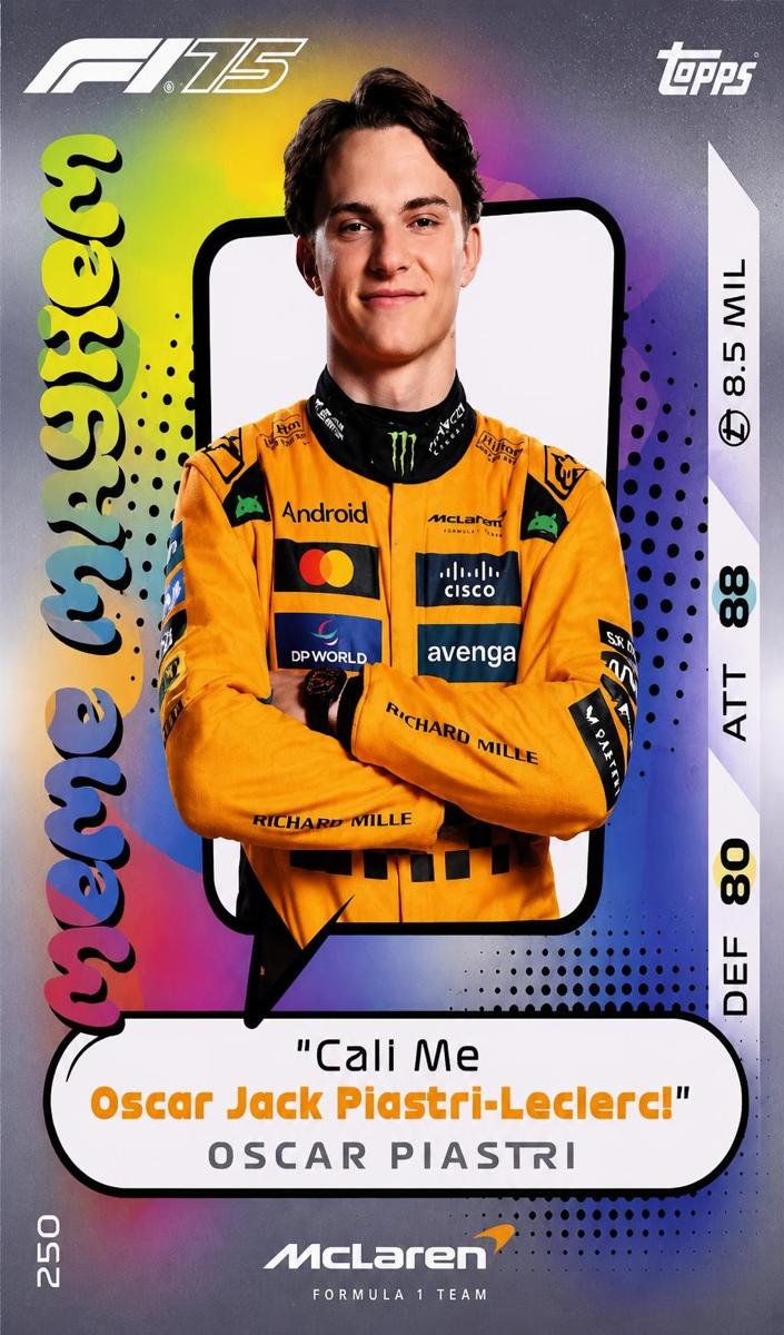2025 Oscar Piastri #250