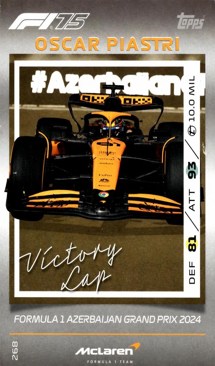 2025 Oscar Piastri #268