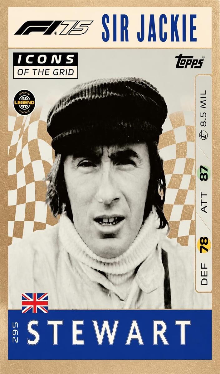 2025 Jackie Stewart [Cyan Diamond] #295