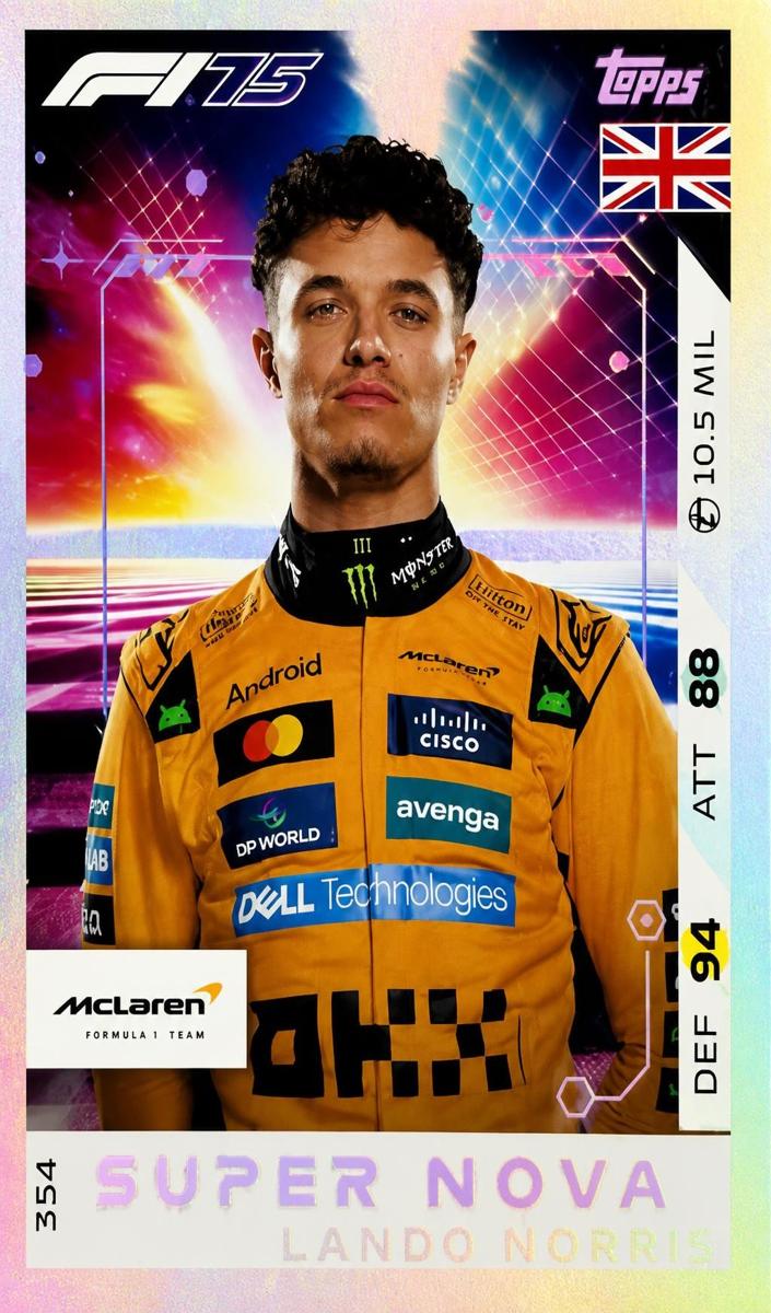 2025 Lando Norris [Red Diamond] #334