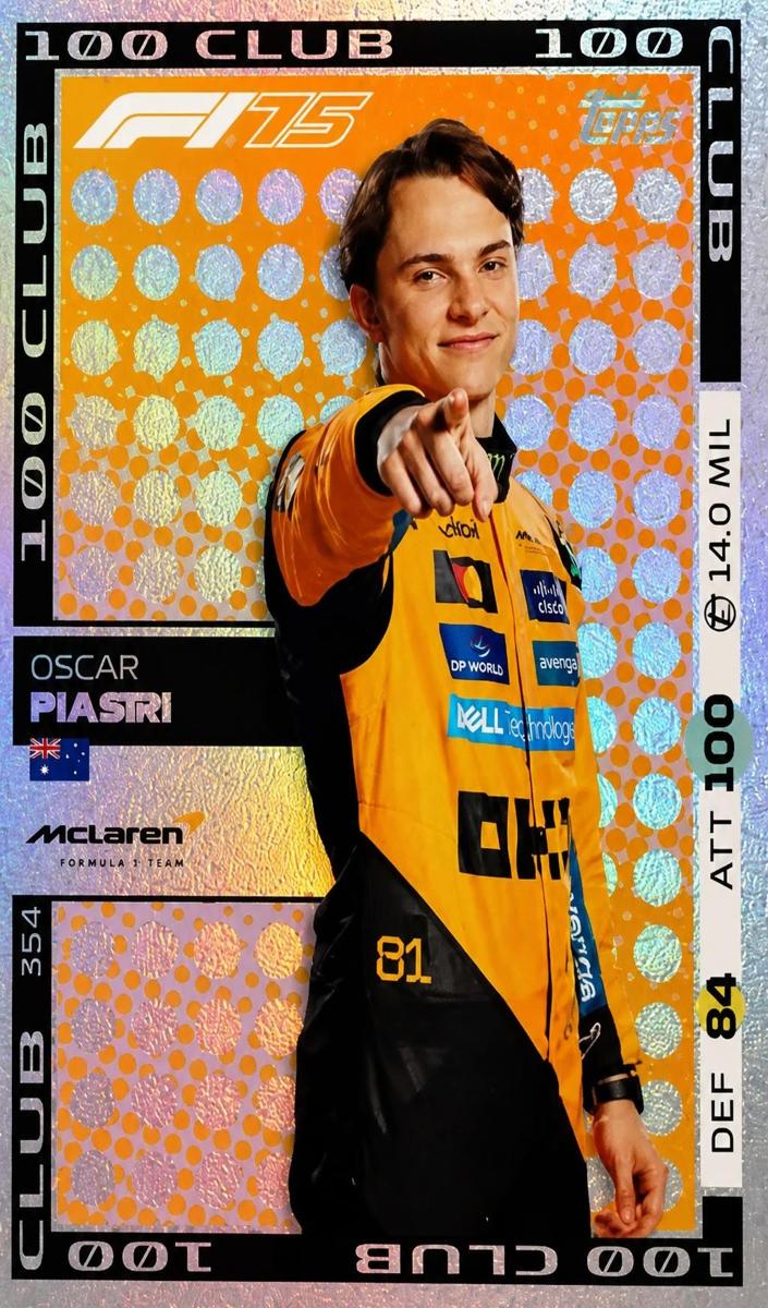 2025 Oscar Piastri [Red Diamond] #354