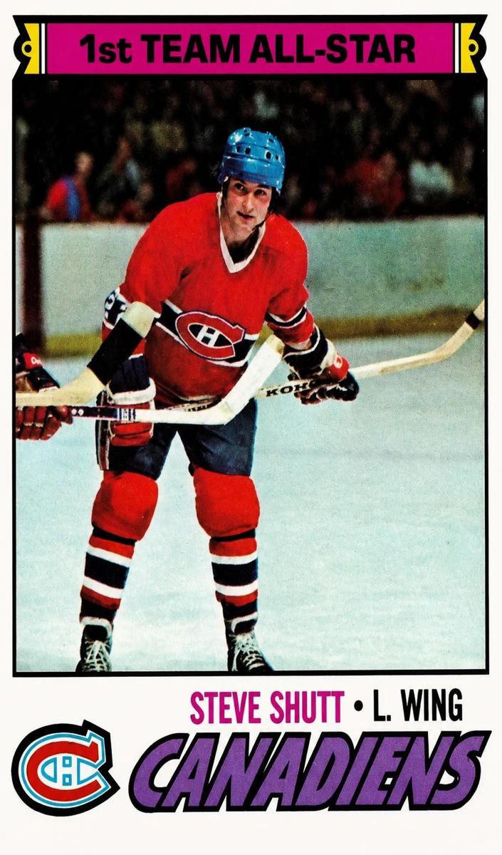 1977 Topps Steve Shutt #1 card