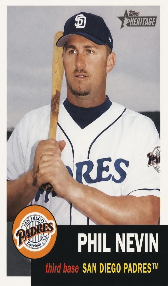 2002 Topps Heritage Phil Nevin #160 card