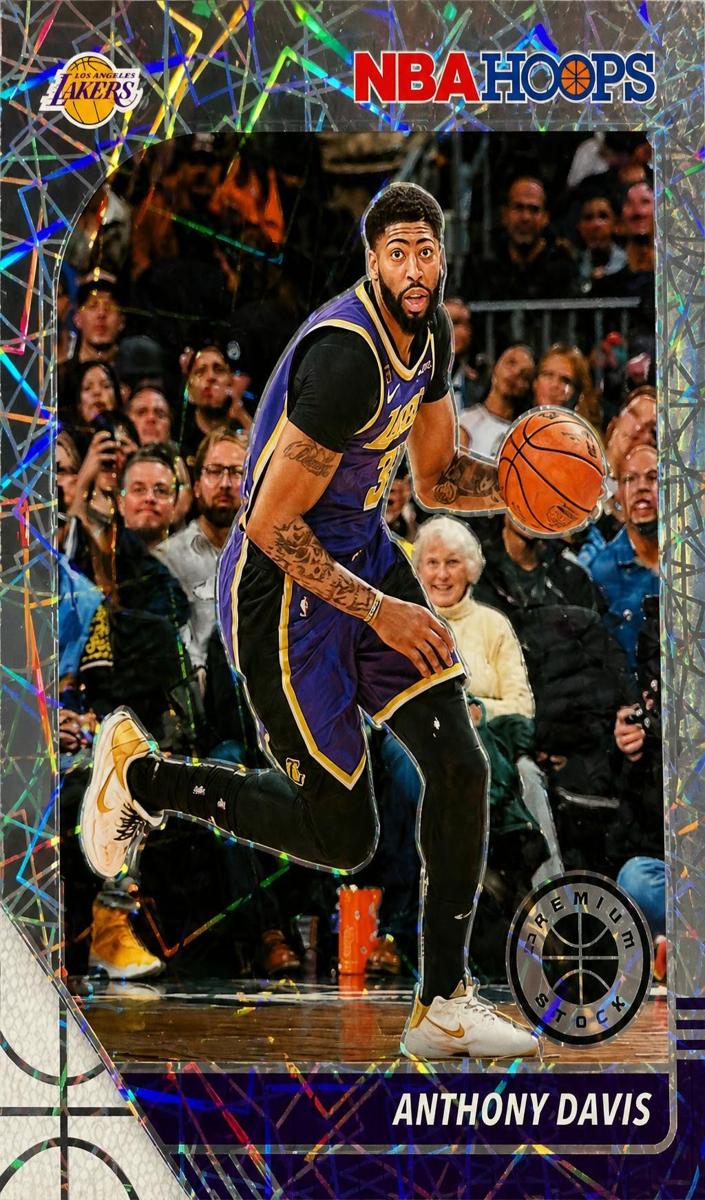 2019 Panini Hoops Premium Stock Anthony Davis #89 card
