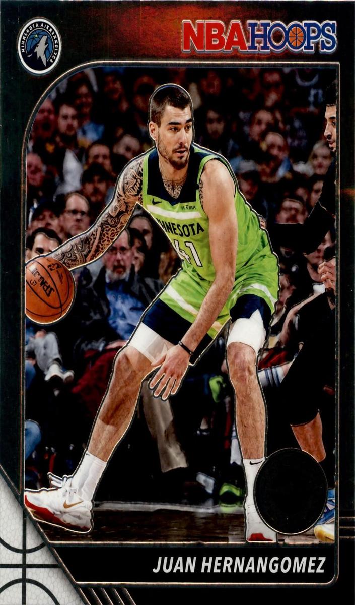 2019 Panini Hoops Premium Stock Juancho Hernangomez #163 card