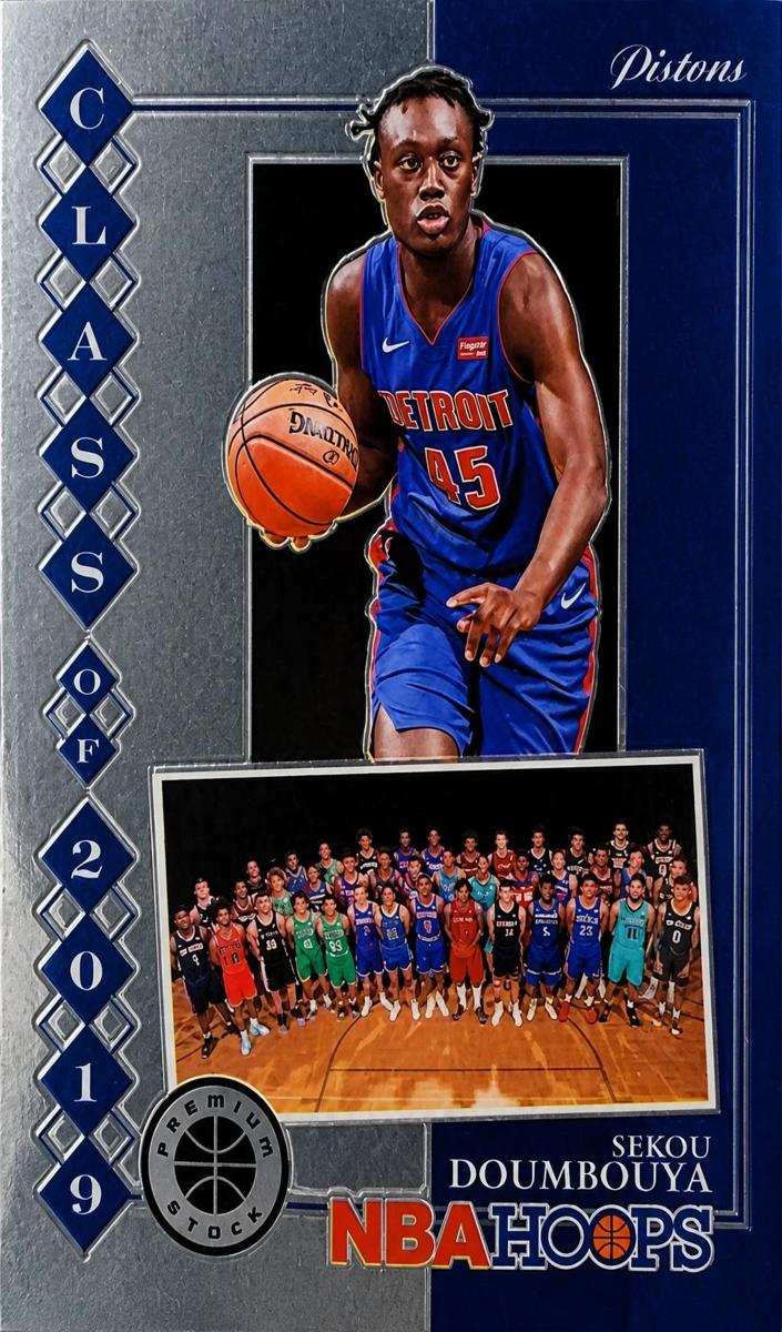 2019 Panini Hoops Premium Stock Sekou Doumbouya #14 card