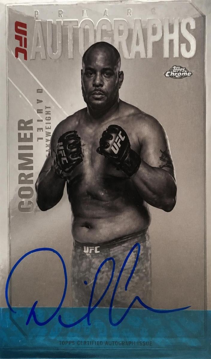 2025 Topps Chrome Daniel Cormier [Gold Refractor] #OLA-DC card