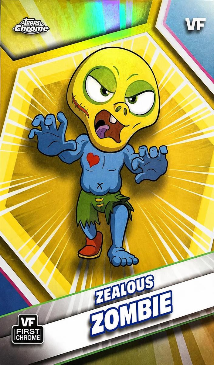 2026 Zealous Zombie [Yellow Refractor] #198