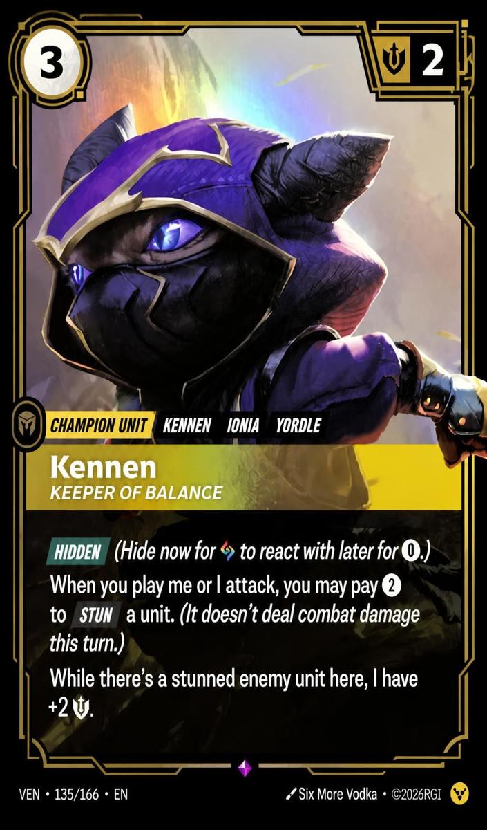 2026 Kennen, Keeper of Balance [Foil] #135