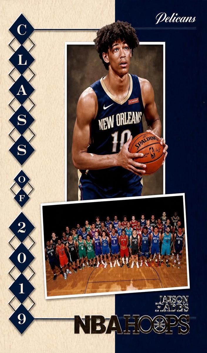2019 Panini Hoops Jaxson Hayes #5 card