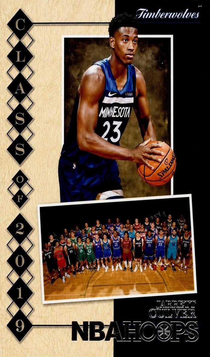 2019 Panini Hoops Jarrett Culver #3 card