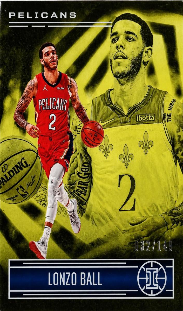 2020 Panini Illusions Lonzo Ball #25 card