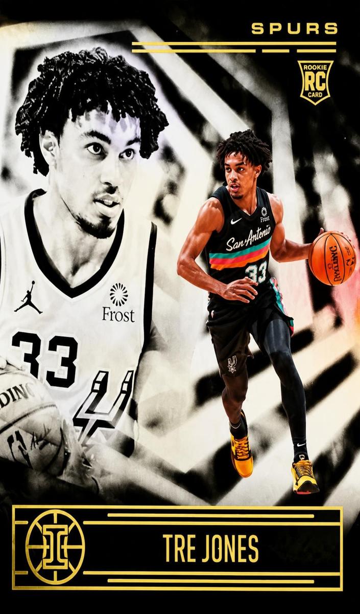 2020 Panini Illusions Tre Jones #198 card