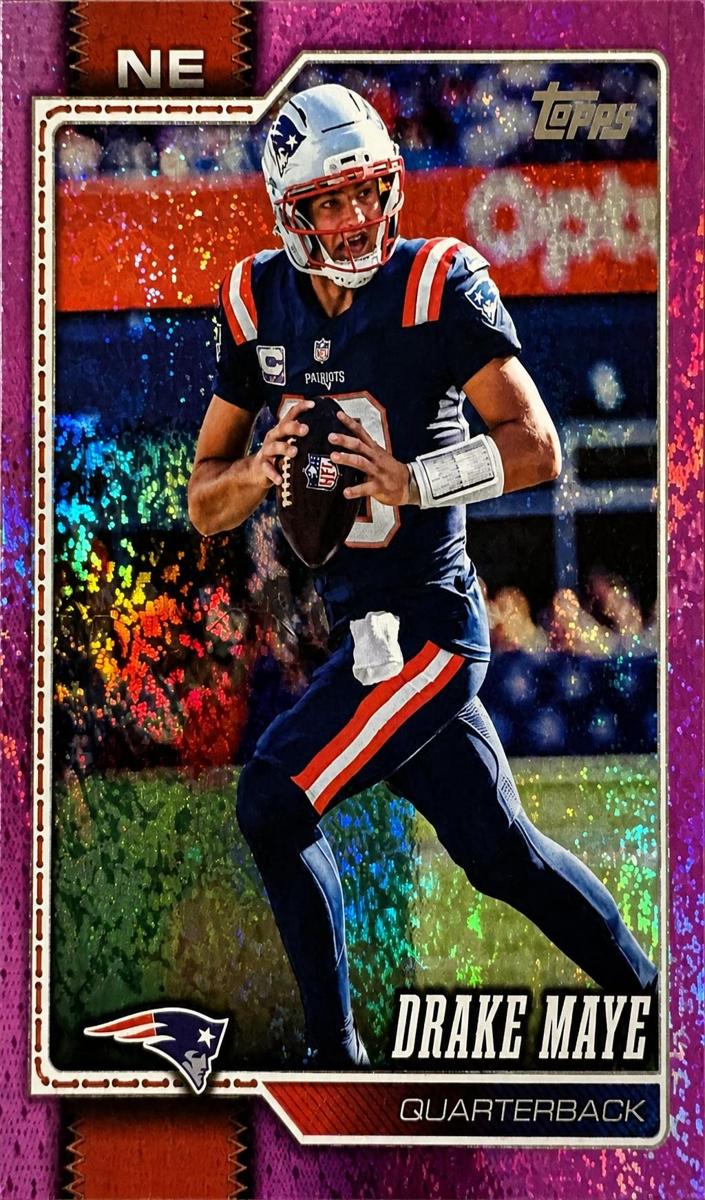 2026 Drake Maye [Pink Holo Foil] #136