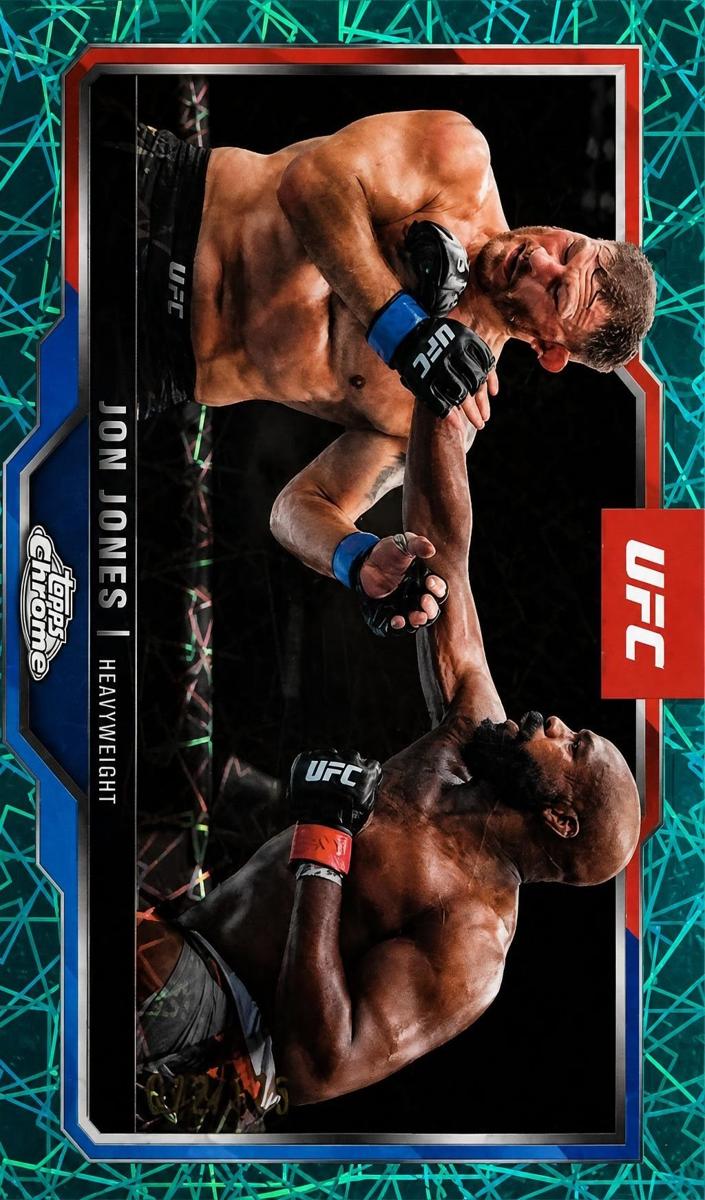 2025 Jon Jones [Teal Lazer Refractor] #83