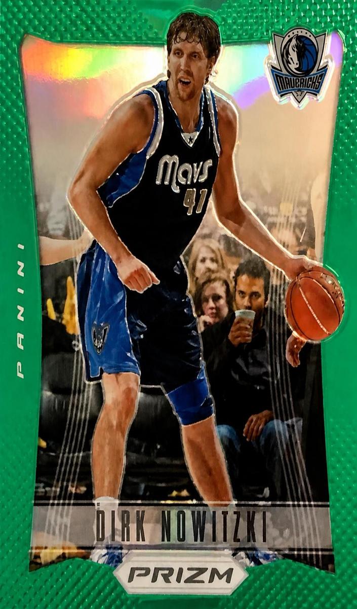 2012 Panini Prizm Dirk Nowitzki [Green] #63 card