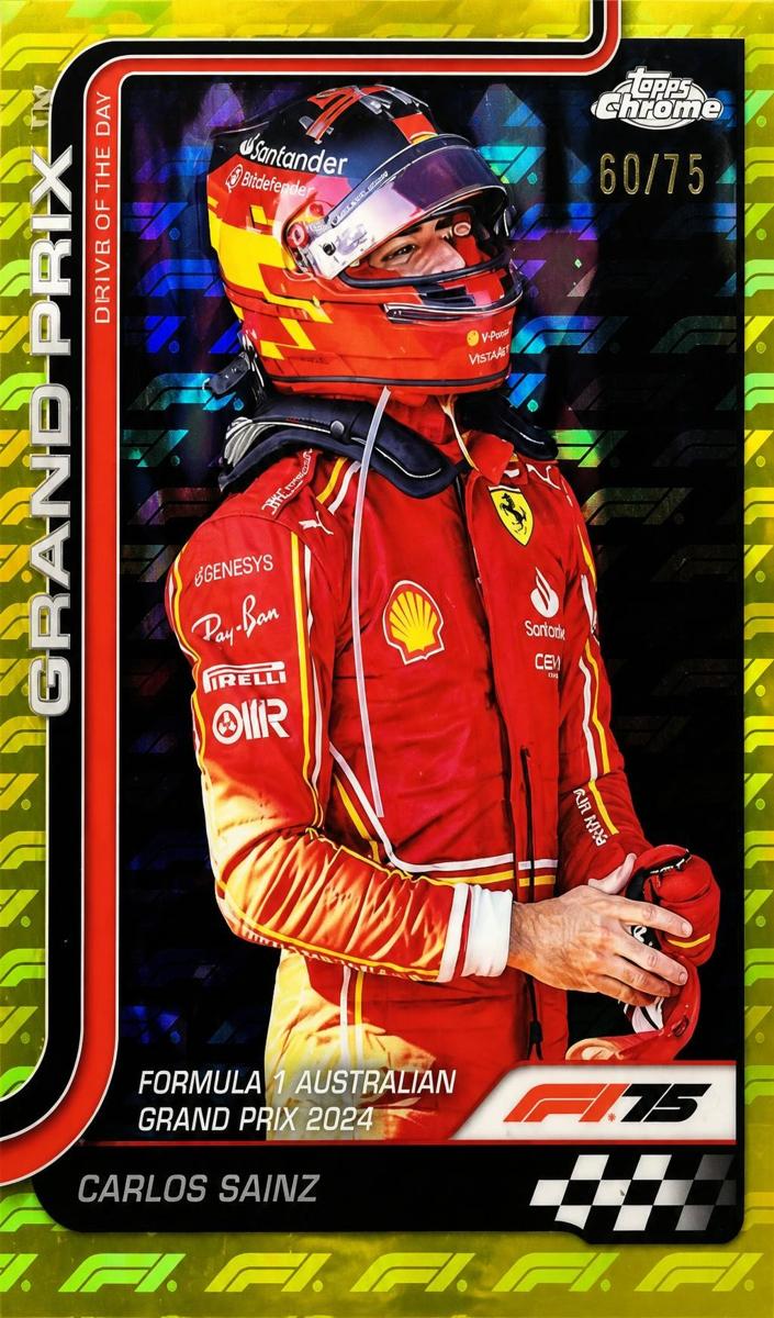 2025 Carlos Sainz [Yellow LogoFractor] #124