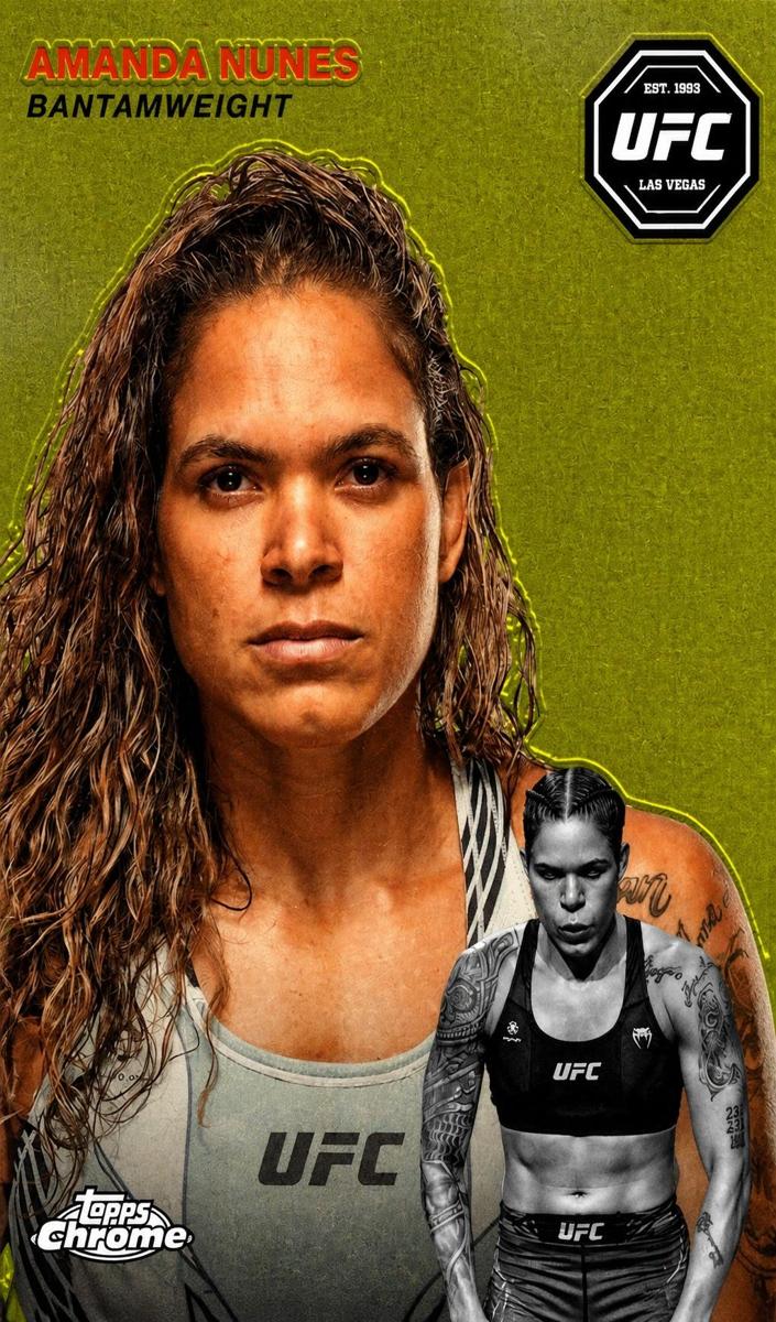 2024 Amanda Nunes [Gold Refractor] #FFT-20