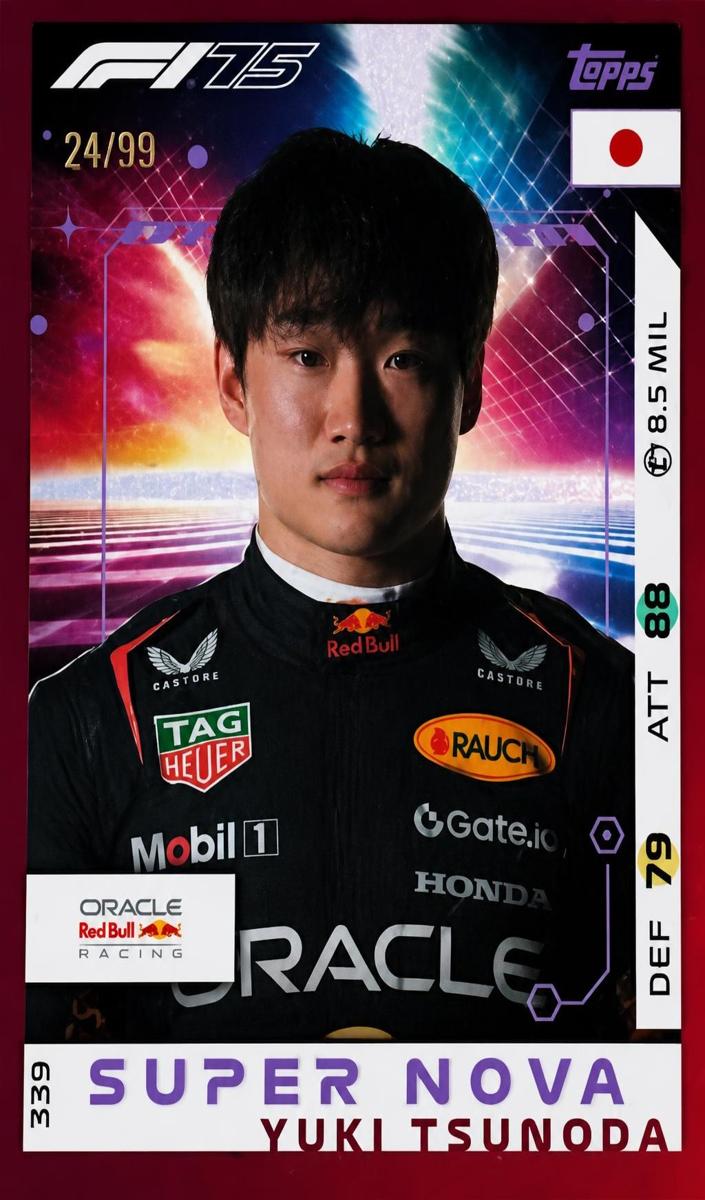 2025 Yuki Tsunoda [Diamond Grey Foil] #339