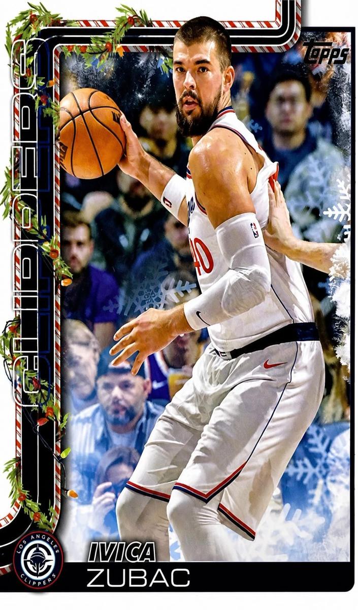 2025 Topps Holiday Ivica Zubac #H115 card