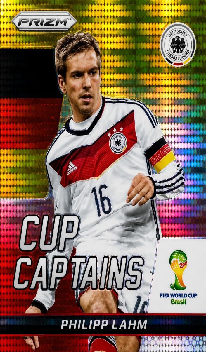 2014 Panini Prizm World Cup Philipp Lahm [Yellow & Red Pulsar] #23 card