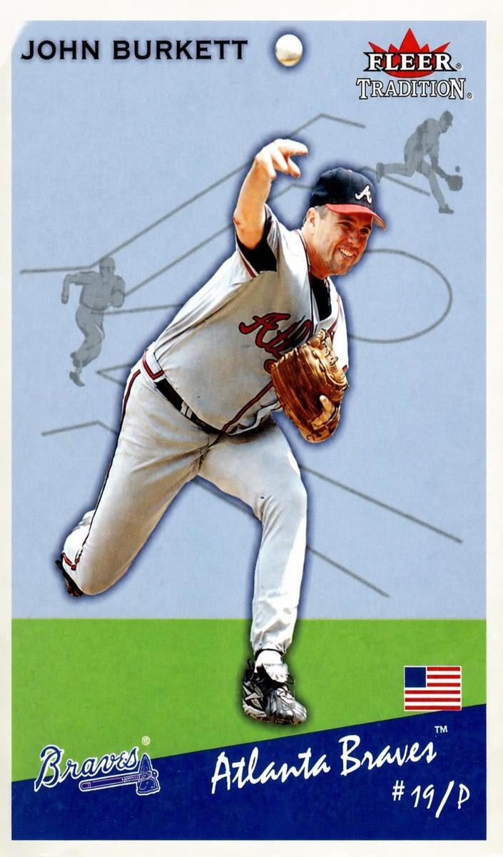 2002 Fleer Tradition John Burkett #373 card