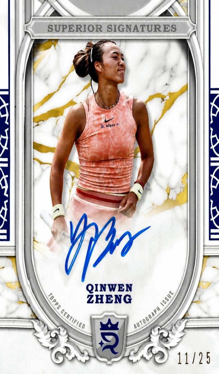 2024 Qinwen Zheng [Blue] #SS-QZG