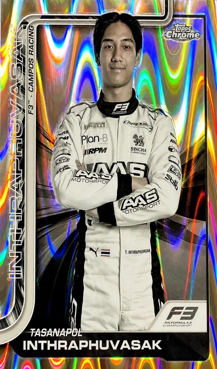 2025 Topps Chrome F1 Tasanapol Inthraphuvasak #53 card