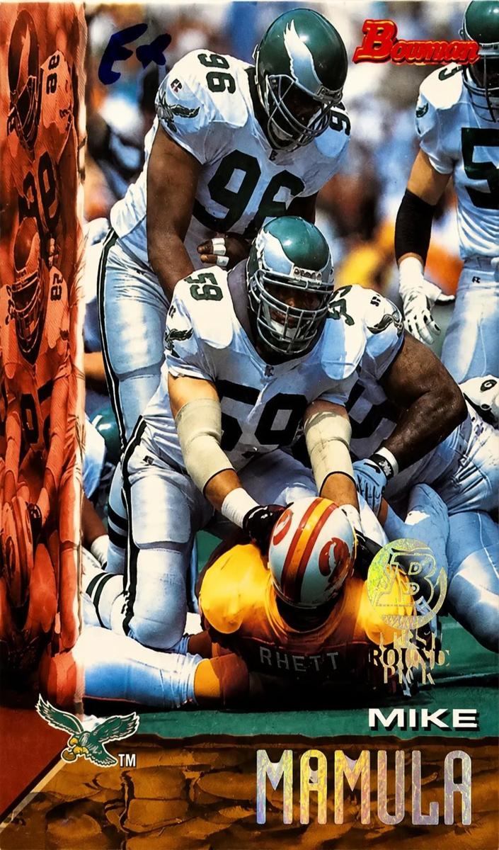 1995 Bowman Mike Mamula #7 card