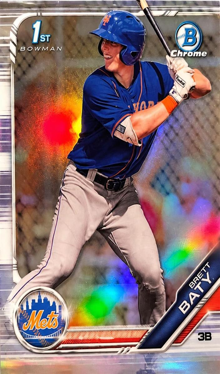 2019 Bowman Chrome Draft Brett Baty [Refractor] #BDC39 card