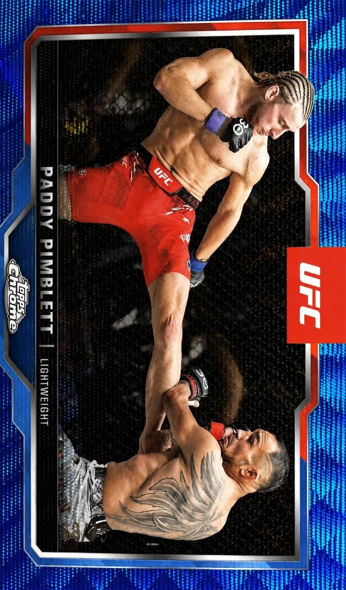 2025 Paddy Pimblett [Blue Wave Refractor] #177