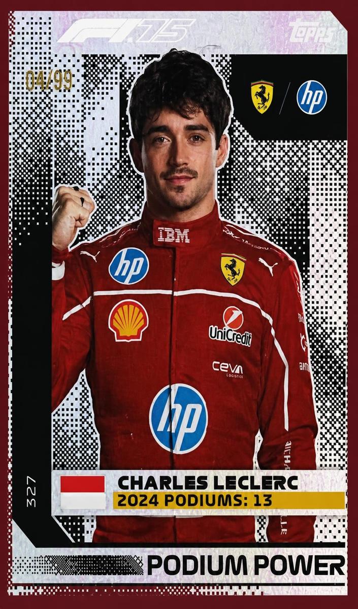 2025 Charles Leclerc [Cranberry Foil] #327