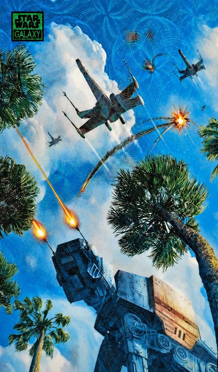 2026 Scarif Attack [Green Shimmer Refractor] #67