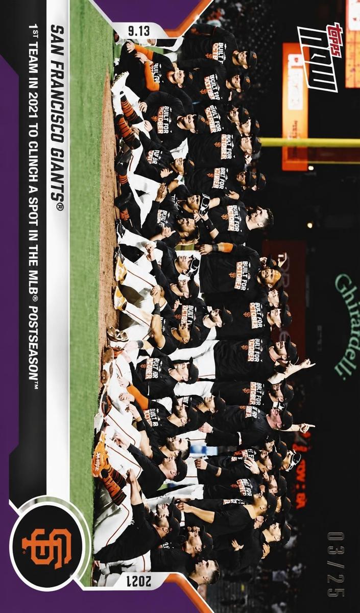 2021 San Francisco Giants [Purple] #805