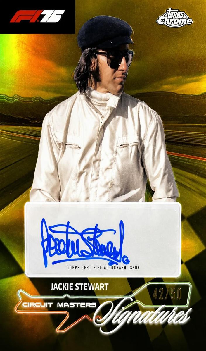 2025 Jackie Stewart [Gold Refractor] #CMS-STE