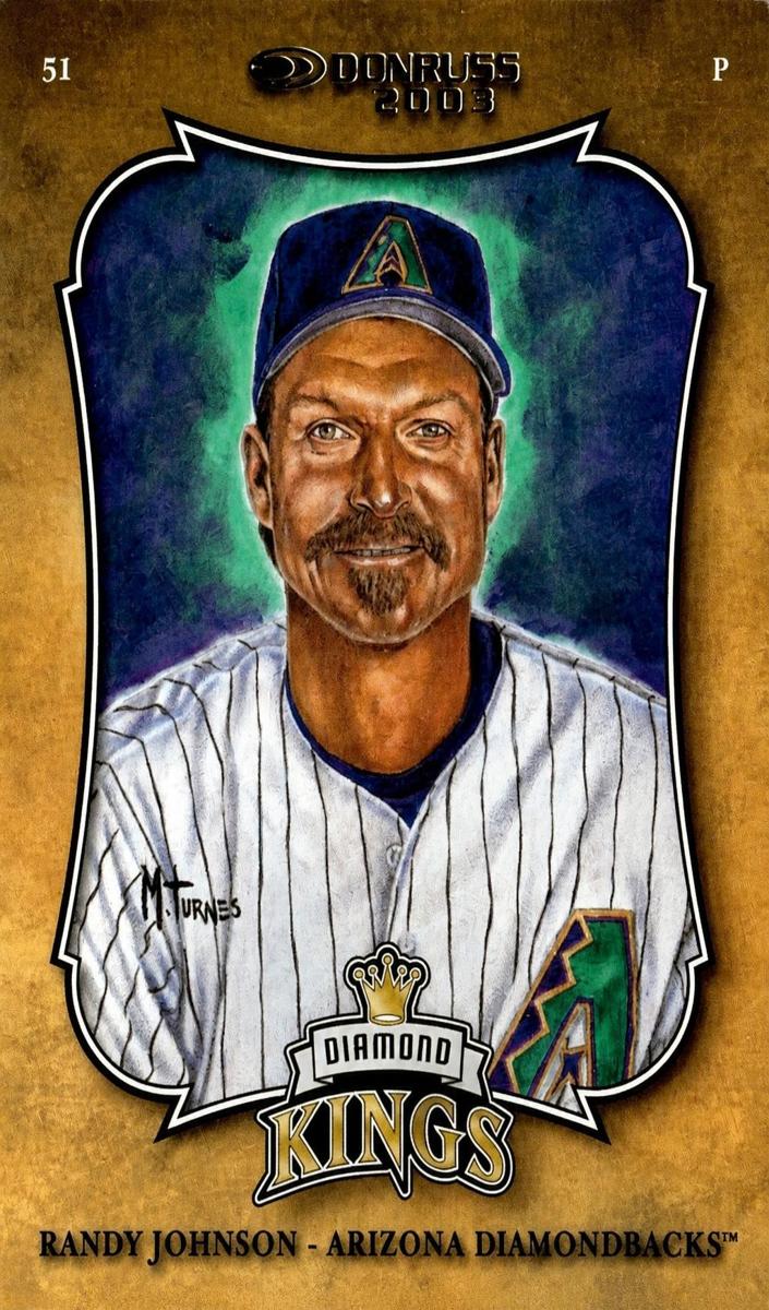2003 Donruss Randy Johnson #DK-10 card