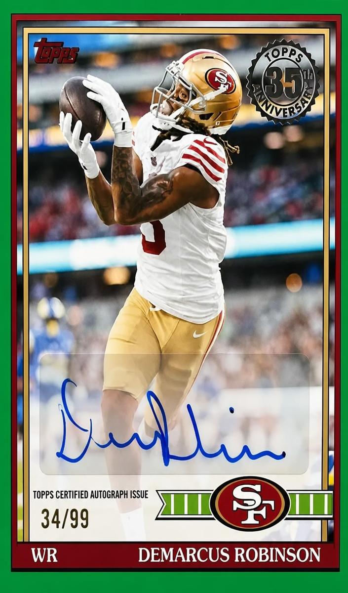 2026 Demarcus Robinson [Green] #91AC-DR