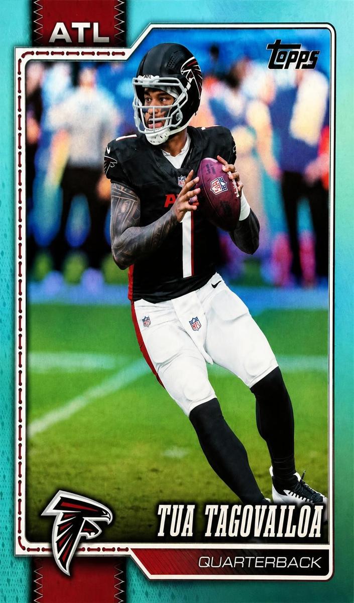 2026 Tua Tagovailoa [Aqua Rainbow Foil] #126