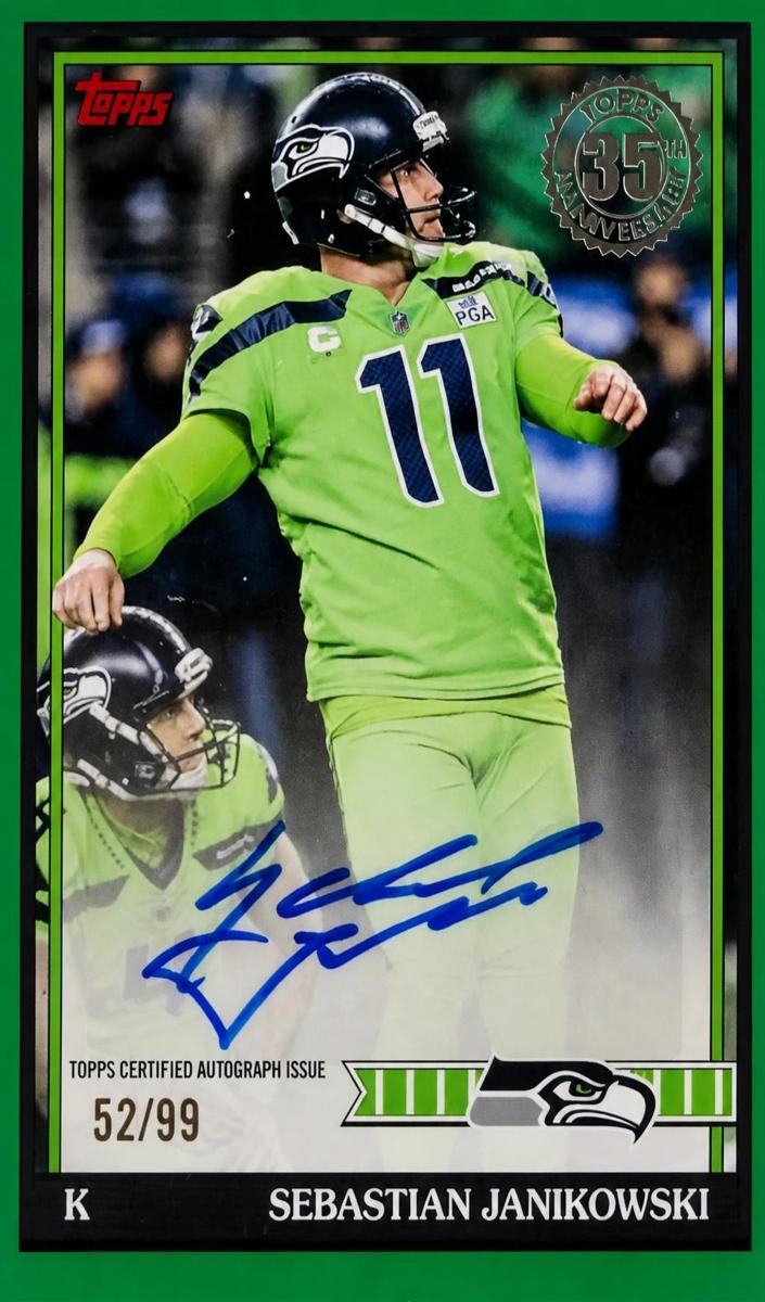 2026 Sebastian Janikowski [Green] #91AC-SJ