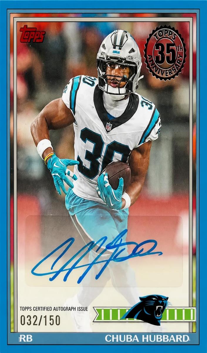 2026 Chuba Hubbard [Blue] #91AC-CH