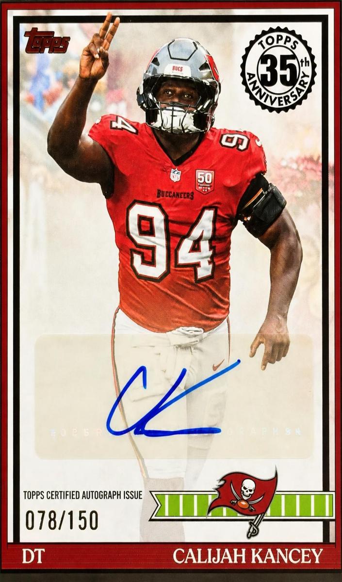 2026 Topps Flagship Calijah Kancey #91AC-CK card