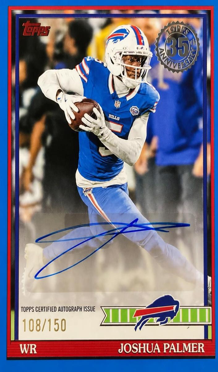2026 Joshua Palmer [Blue] #91AC-JPA