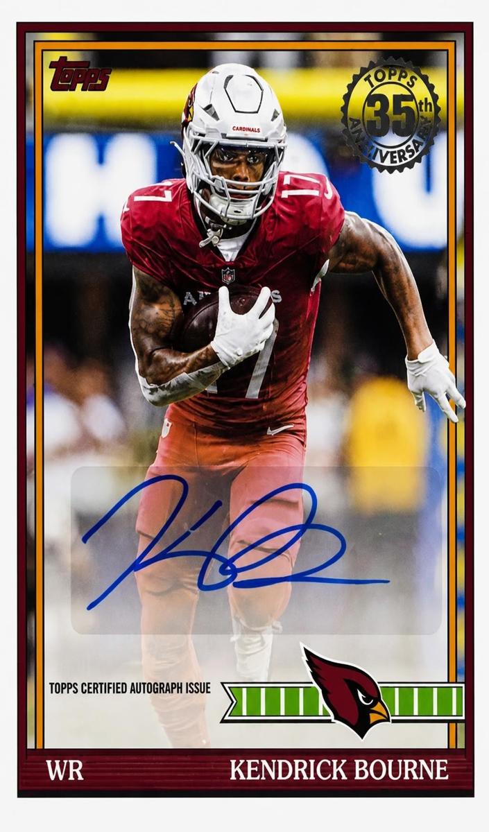 2026 Topps Flagship Kendrick Bourne #91AC-KB card