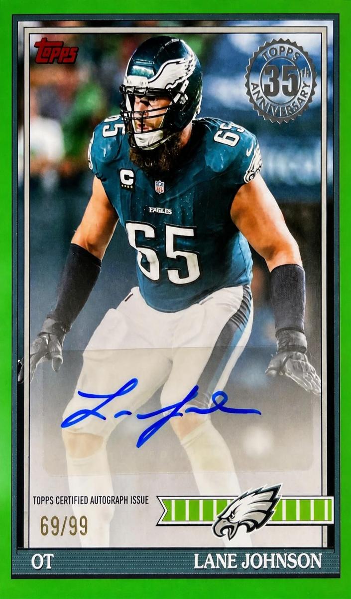 2026 Lane Johnson [Green] #91AC-LJO