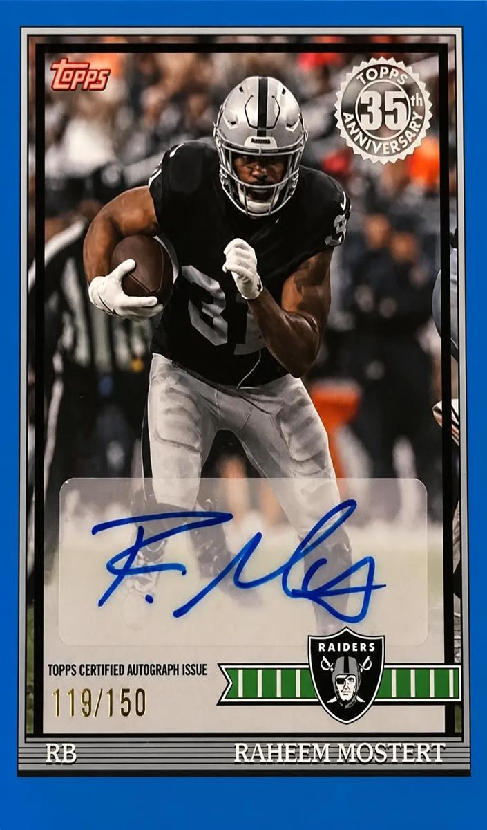 2026 Raheem Mostert [Blue] #91AC-RM