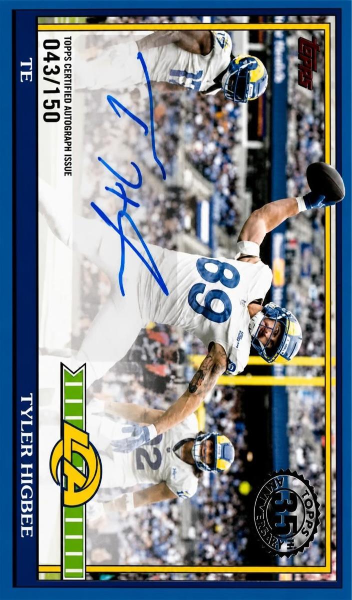 2026 Tyler Higbee [Blue] #91AC-THI