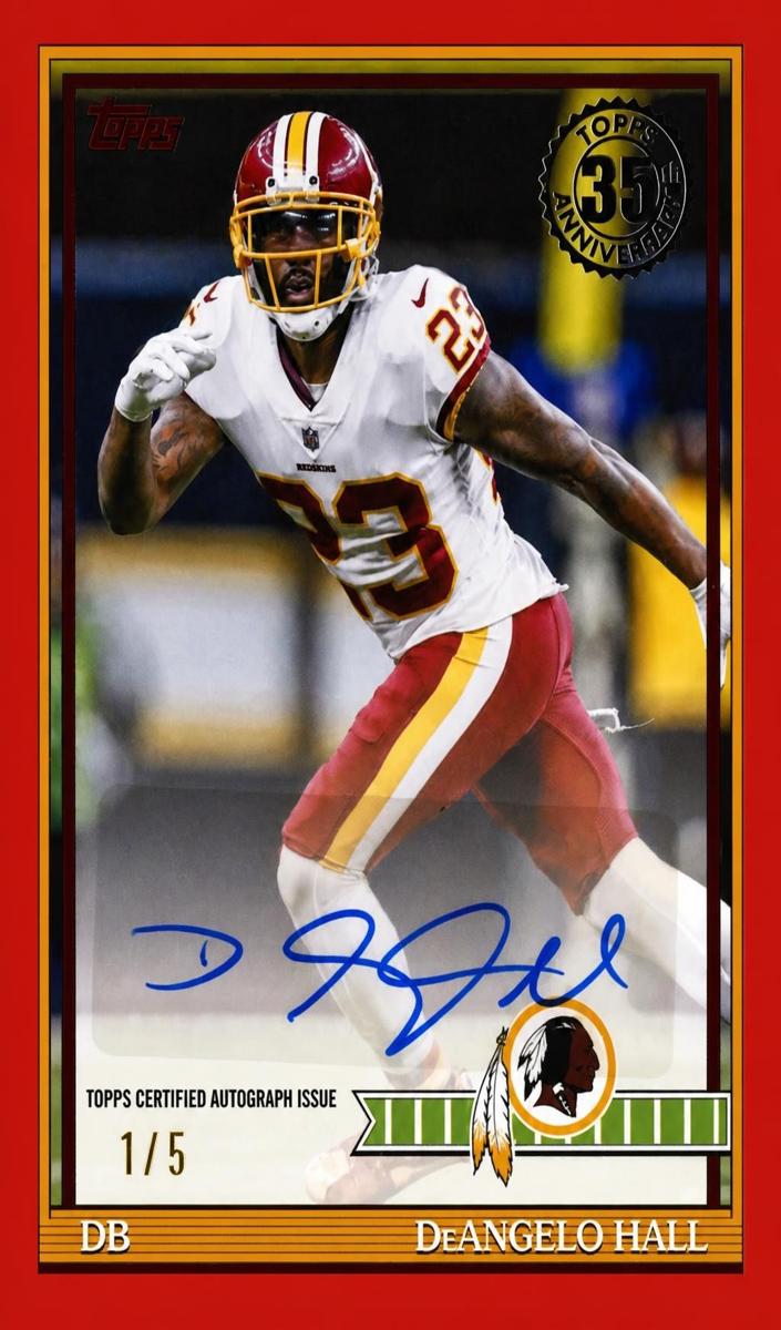 2026 DeAngelo Hall [Red] #91AC-DHA