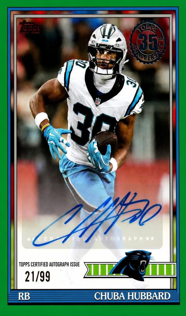 2026 Chuba Hubbard [Green] #91AC-CH