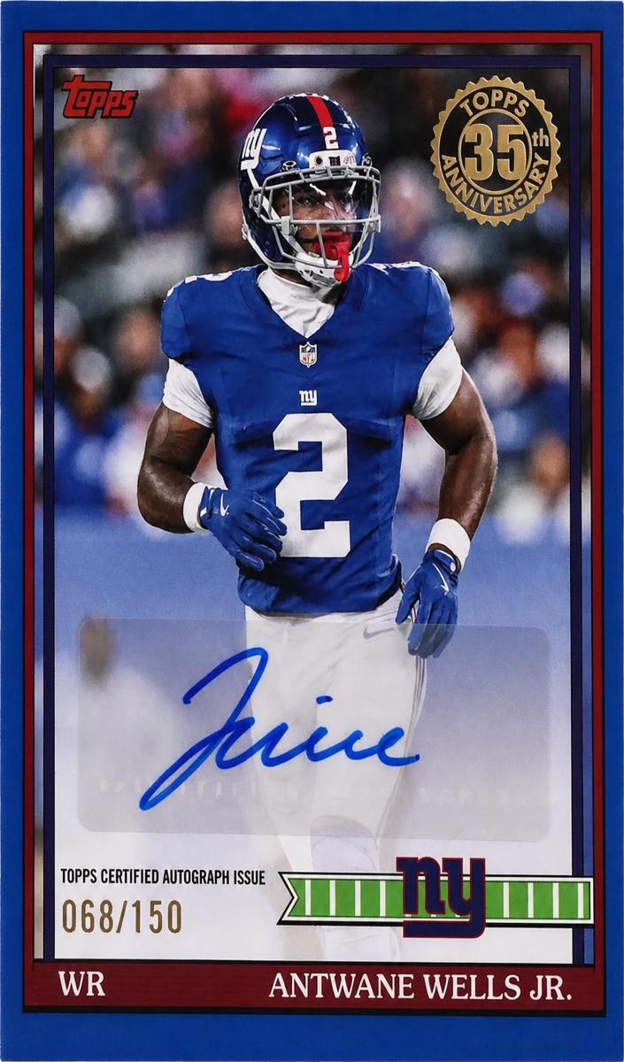 2026 Antwane Wells Jr. [Blue] #91AC-AW